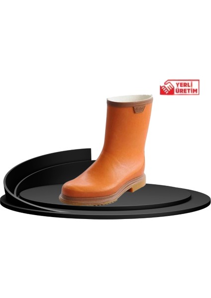 Sarı Kauçuk KISA Krep Çizme (2025 Üretimi)
