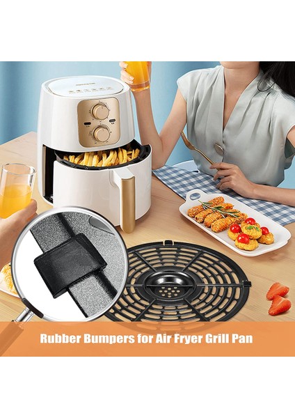 14 Adet Air Fryer Lastiği Tamponları Power Air Fryer Crisper Plakasına Uygundur (Yurt Dışından) modelleri