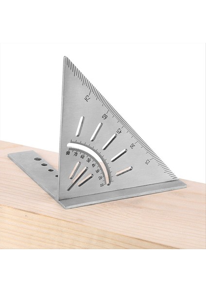 Ahşap Işleme Scribring Cetvel Paslanmaz Çelik Üçgen Cetvel 45 Derece 90 Derece Ağaç Işleme Cetveli Turn Cetvel (Yurt Dışından) indirimleri