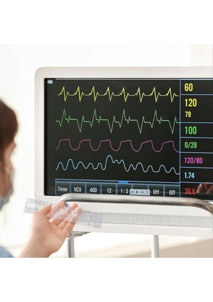 Ekg Kaliperler ve Ekg Cetveli Set Ekg Calipers Çizim Elektrokardiyogram Bölücü Ekg Calipers Hemşirelik Için Ölçüm Aracı (Yurt Dışından) modelleri