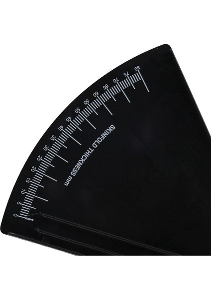 Hassas Kaliper Sebum Kaliper Yağ Klips Sebum Kaliper Yağ Kalınlığı Ölçüm Cetveli Kişisel Yağ Hükümdarı Siyah (Yurt Dışından) fırsatları