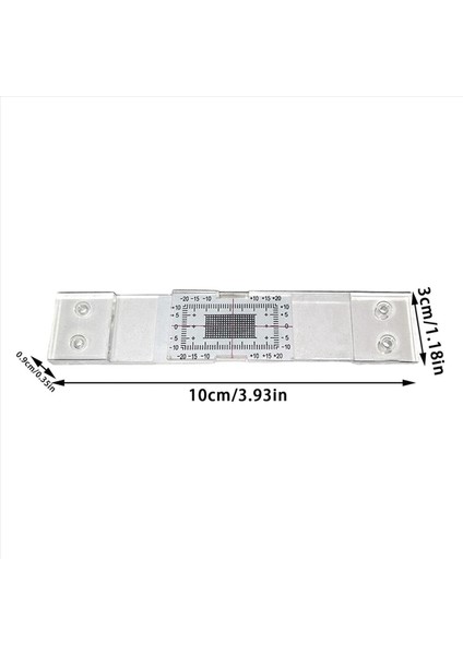 Çatlak Izleme Kaydı 6 Adet Çatlak Ölçüm Aracı Çatlak Genişliği Göstergesi Açık Akrilik Köşe Çatlak Karşılaştırma Kaliperi (Yurt Dışından) fırsatları