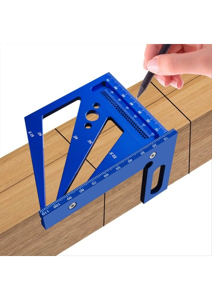 Ahşap Işleme Ölçüm Cetveli 22 5/30/45/60/67 5 Degree Square Cetvel Preackor Mühendis Carpenter Çizim Mavisi Metric Için (Yurt Dışından) fiyatları