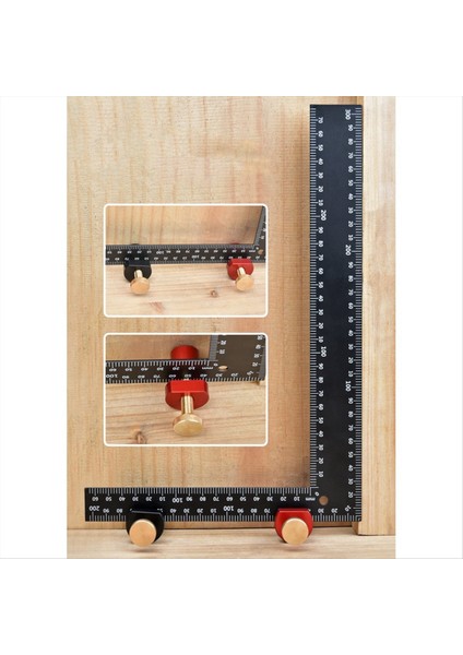 Kart Tenon Angle Cetvel Yardımcı Kelepçesi Sağ Açılı Cetvel Merdiven Gösterge Ahşap Işleme Tablosu Sınırı Blok Tablo Durdurucu A (Yurt Dışından) fiyatları