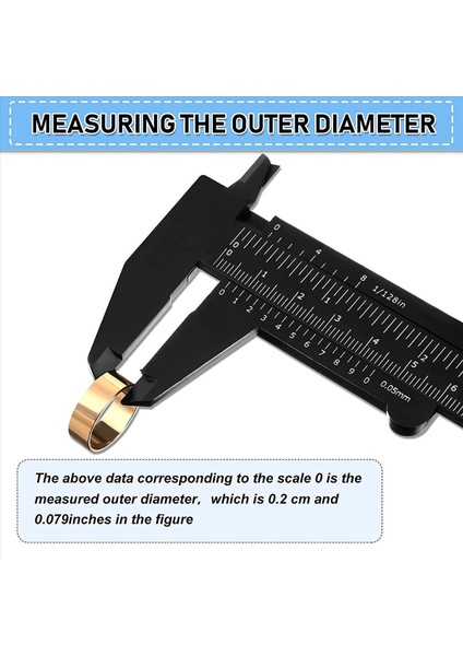 20 Adet 150 mm Mini Plastik Kaliper Vernier Kaliper Çift Ölçekli Sürgülü Gösterge Ölçüm Aracı Öğrenci Ofisi Için 5 Renk (Yurt Dışından) modelleri