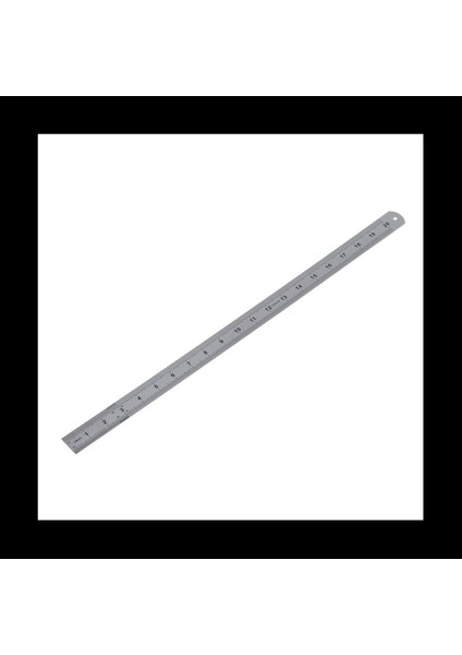 4x Çift Yan Ölçekli Paslanmaz Çelik Düz Cetvel Ölçüm Aracı 50CM (Yurt Dışından) fiyatları