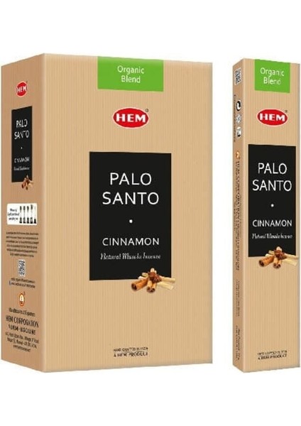 Palo Santo Cinnamon Masala Tütsü Seti (12’li) – Tarçın Nota, 65 Dk Uzun Yanış