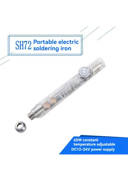 65W Elektrikli Havalandırma Demir Taşınabilir Kaynak Aracı 220-400 Yuvarlak Uçlu Ayarlanabilir Sıcaklık Demir Uç (Yurt Dışından) modelleri