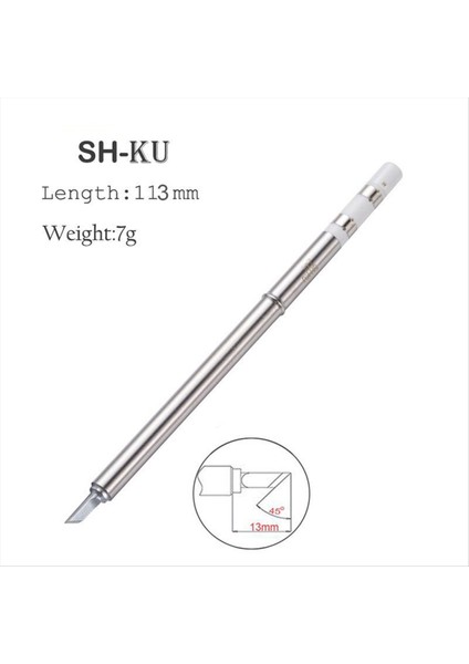 SH72 Lehimleme Demir 65W 12-24V 220-400 ℃ Ayarlanabilir Sıcaklık SH72 Ku Kaynak Aracı T12 Şeffaf Beyaz (Yurt Dışından) modelleri