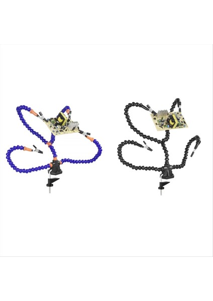 Braket Onarım Aracı ile Ayarlanabilir Pcb Için Klipsli Lehim Istasyonu Braketi Evrensel Kol Dört Pençe Lehimleme Istasyonu (Yurt Dışından)