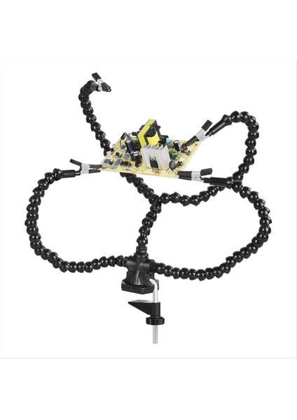 Braket Onarım Aracı ile Ayarlanabilir Pcb Için Klipsli Lehim Istasyonu Braketi Evrensel Kol Dört Pençe Lehimleme Istasyonu (Yurt Dışından) fiyatları