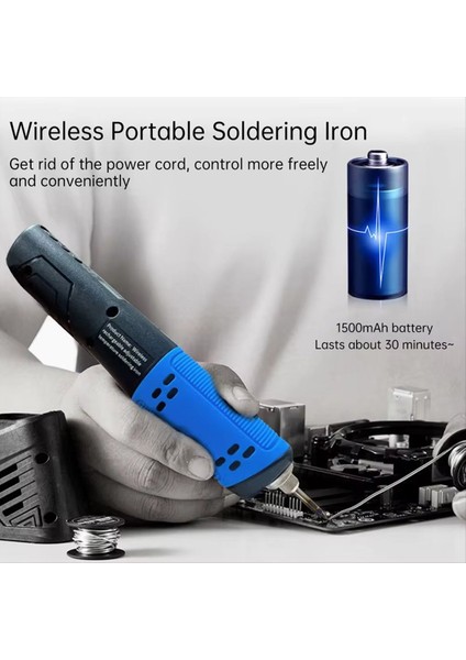 Taşınabilir USB Kablosuz Elektrikli Havalandırma Demir LED Dijital Ekran Lehim Kalemi Şarj Edilebilir Lehim Aracı Turuncu (Yurt Dışından) indirimleri