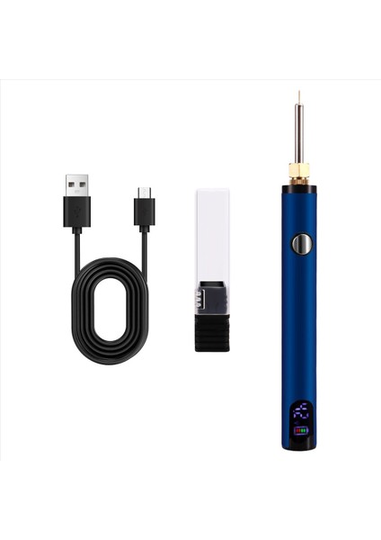 510 Iplik Pil Sepeti Kalemi Elektrikli Havalandırma Demir Kaynak Kiti Sıcak Iplik Kafası Mavisi ile Ayarlanabilir Voltaj (Yurt Dışından) fiyatları