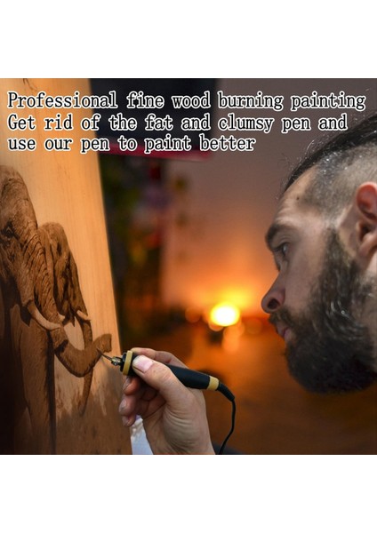 Ahşap Yakma Kiti Ahşap Aracı Dijital Ayarlanabilir Sıcaklık Ahşap Burner Kit Ahşap Brülör Takım Abd Fiş (Yurt Dışından) modelleri