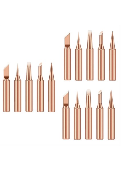 900 Saf Bakır Lehimleme Demir Uç Magnetik Olmayan Kaynak Lehim Kafaları Yedek Lehim Kafaları Alet Aksesuarları (Yurt Dışından)