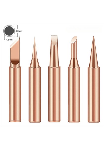 900 Saf Bakır Lehimleme Demir Uç Magnetik Olmayan Kaynak Lehim Kafaları Yedek Lehim Kafaları Alet Aksesuarları (Yurt Dışından) fiyatları