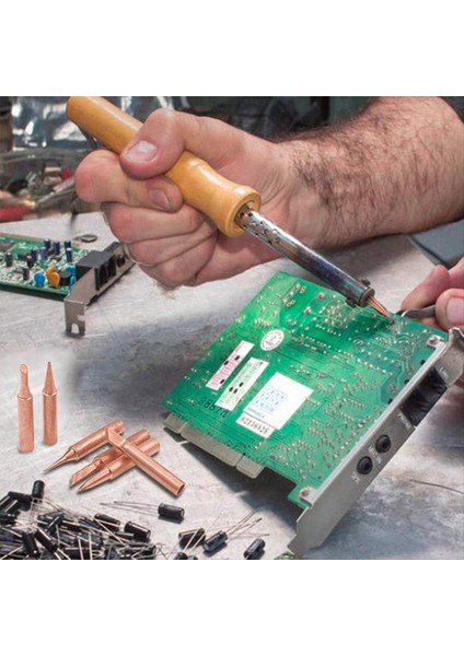 900 Saf Bakır Lehimleme Demir Uç Magnetik Olmayan Kaynak Lehim Kafaları Yedek Lehim Kafaları Alet Aksesuarları (Yurt Dışından) modelleri