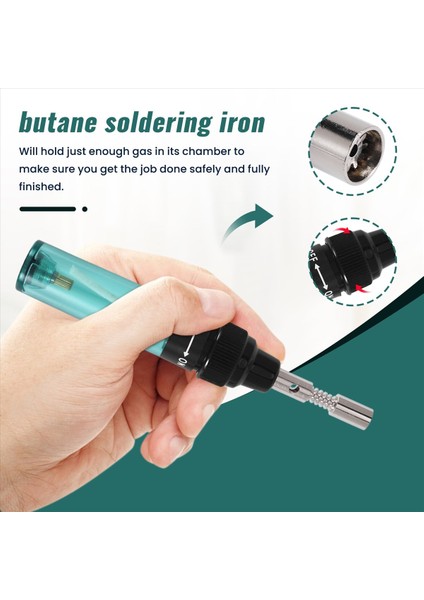 Kablosuz Lehimleme Demir MT-100 Bütan Gaz Havalandırma Demir Kalem (Yeşil) (Yurt Dışından) fırsatları