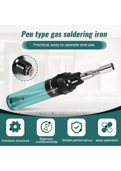 Kablosuz Lehimleme Demir MT-100 Bütan Gaz Havalandırma Demir Kalem (Yeşil) (Yurt Dışından) indirimleri