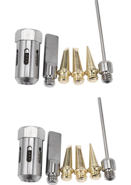 12 Pcs Flame Bütan Gaz Lehimleri Ipuçları+Nozul Bütan Gaz Lehim MT-100 HT-1937 Bütan Gaz Havalandırma Demir Kiti (Yurt Dışından)