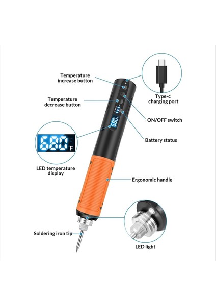 Dijital Ekran USB Kablosuz Havuz Kiti Taşınabilir Lehim Kalemi USB USB Şarj Edilebilir Kaynak Aracı (Yurt Dışından) fırsatları