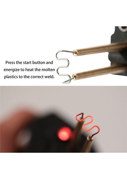 70W Sıcak Stapler Plastik Kaynakçı Isı Plastik Kaynak Makinesi Tampon Havanlama Demir Tampon Tamir Araç Alet Kiti Abd Fiş (Yurt Dışından) fiyatları