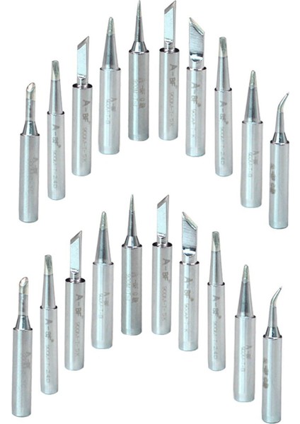 20PCS 900M-T Lehimleme Demir Ipuçları Gümüş (Yurt Dışından)