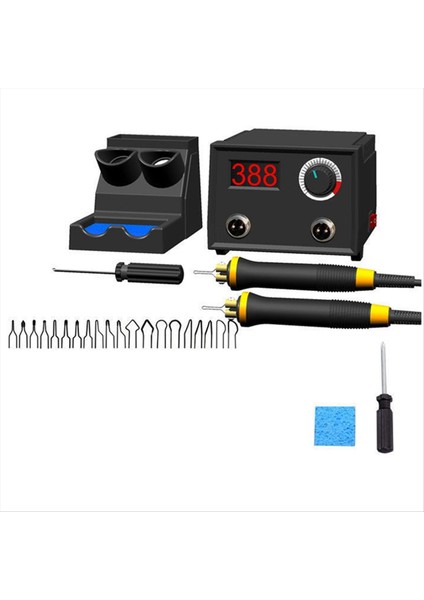 Ahşap Brülör Kiti Isı Pres Makinesi Ahşap Zanaat Alet Kiti Ahşap Havalandırma Demir Kaynak Ekipmanı Pirografi Aracı Abd Fiş (Yurt Dışından)