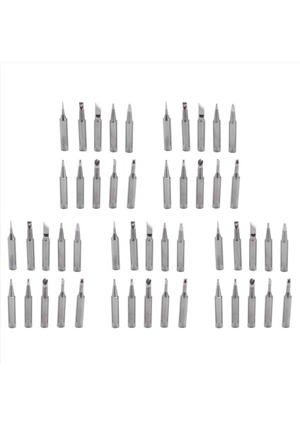 50 Ipucu Set Uçları Lehimleme Ucu Lehimleme Için Set 900-T-I/ Bk/ 1 6d/ 2 4d/ 3 0d/ 2c/ 3c/ 4c Yeni (Yurt Dışından)