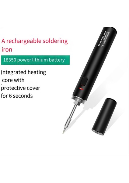 USB Kablosuz Şarj Elektrikli Lehim Teneke Teneke Taşınabilir Lehim Demir USB Hızlı Şarj Onarım Kaynak Aracı Kiti A (Yurt Dışından) fiyatları