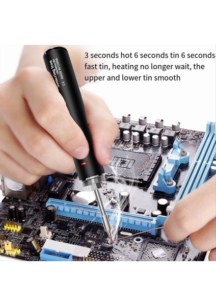 USB Kablosuz Şarj Elektrikli Lehim Teneke Teneke Taşınabilir Lehim Demir USB Hızlı Şarj Onarım Kaynak Aracı Kiti A (Yurt Dışından) fırsatları