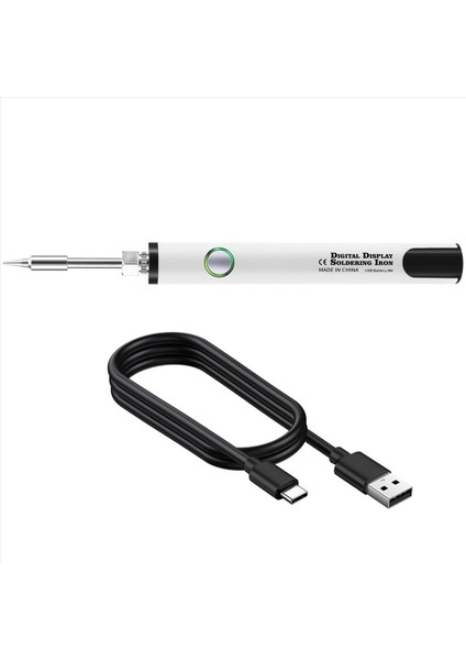 510 Iplik Mini Lehimleme Demir Kiti 3 Şaraplı Ayarlanabilir Voltaj Havalandırma Demir Ipucu 650MAH USB Şarj Edilebilir Beyaz (Yurt Dışından) fiyatları
