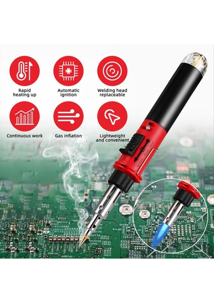 Kablosuz Gaz Havalandırma Demir Isı Tabancası Üfleyici Torçu Self Rignite Anında Başlangıç Ayarlanabilir Alev Kontrol Kaynak Aracı D (Yurt Dışından) fırsatları
