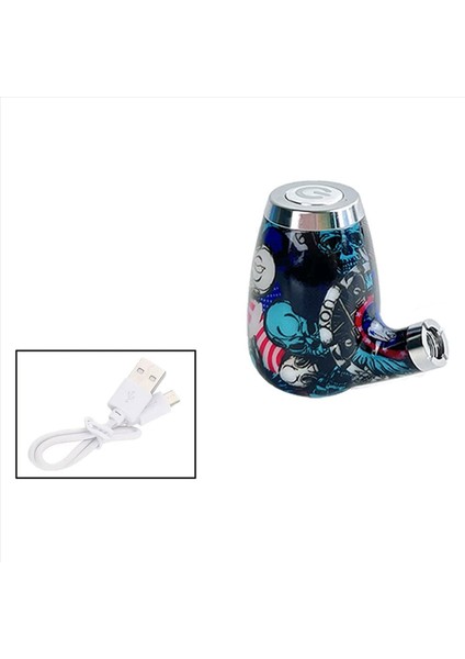 2x Taşınabilir Lehimleme Demir Aksesuarları USB Pille Çalışan Kaynak Aracı (Kafatası Deseni) (Yurt Dışından) fiyatları
