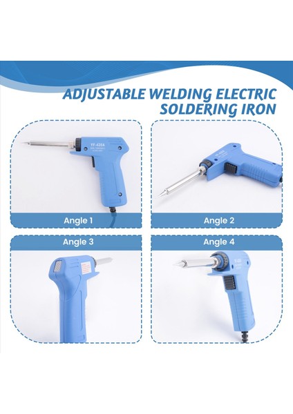 220V 30W-130W Profesyonel Paslanmaz Çift Güç Hızlı Isı Up Ayarlanabilir Kaynak Elektrikli Havalandırma Demir Aracı Abd Fişi (Yurt Dışından) indirimleri