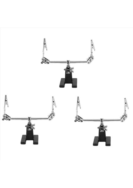 3x Üçüncü El Lehekleme Demir Stand Kelepçesi Yardım Eller Klipli Aracı Pcb Tutucu Elektrik Devreleri Hobi (Yurt Dışından)