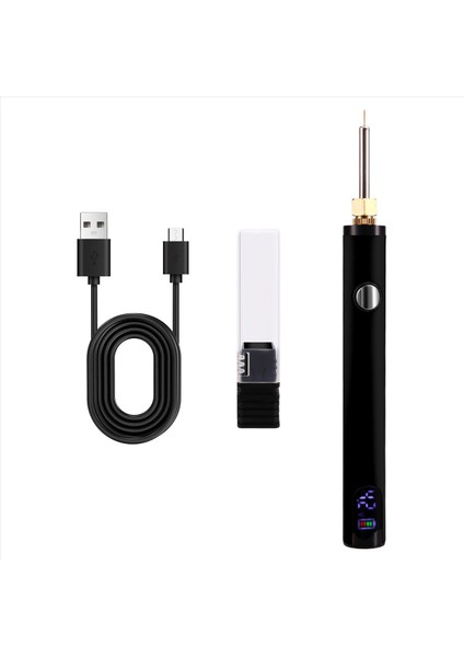 510 Iplik Pil Sepeti Kalemi Elektrikli Havalandırma Demir Kaynak Kiti Sıcak Iplik Kafası ile Ayarlanabilir Voltaj Siyah (Yurt Dışından) fiyatları