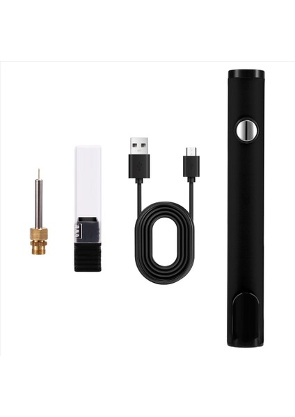 510 Iplik Pil Sepeti Kalemi Elektrikli Havalandırma Demir Kaynak Kiti Sıcak Iplik Kafası ile Ayarlanabilir Voltaj Siyah (Yurt Dışından) modelleri