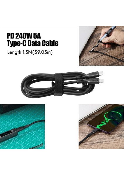 240W Hızlı Şarj Isıya Dayanıklı C Tip Veri Kablosu Elektrikli Haval Eşit Çipi ile Elektrikli Haval Embol Kablosu Bakır Çekirdeği (Yurt Dışından) indirimleri