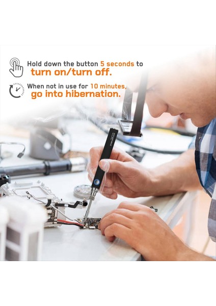 Kablosuz Lehimleme Demir Alet Kiti Portatif Ayarlanabilir Sıcaklık Kaynak Kalemi 3 Uçlu (Yurt Dışından) indirimleri