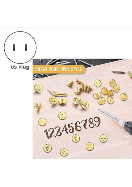 Ahşap Aracı Kalem Ipuçları Kit 26 Ingilizce Harf Oyma Pirografi Kalemi Ipuçları Şablon Havalandırma Demir Abd Fiş (Yurt Dışından) fiyatları