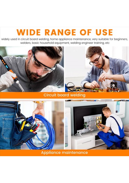 90W Dahili Isıtma Elektrikli Lehimleme Demir LED Dijital Ekran Anahtar Sıcaklık Kontrolü Turuncu Abd Fişi (Yurt Dışından) modelleri