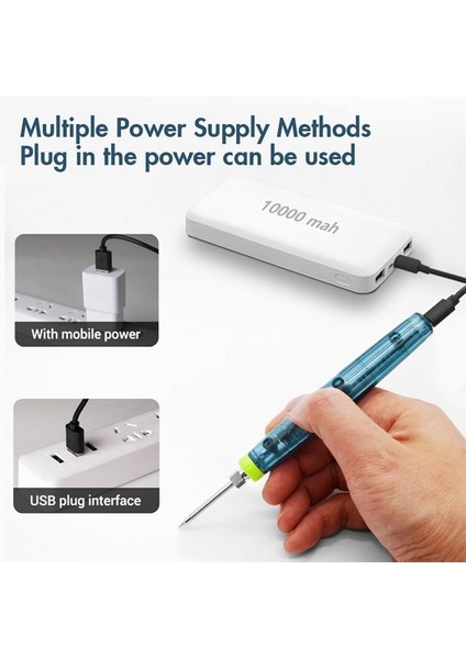 USB Elektrikli Lehimleme Demir 5V Düşük Voltajlı Elektrikli Havalı Demir Takım Aracı (Yurt Dışından) indirimleri