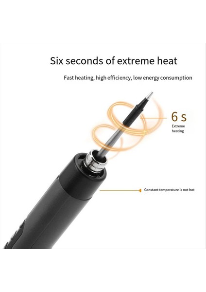 USB Dijital Lehimleme Demir Ayarlanabilir Sıcaklık 300-450 ℃ Type-C Arayüz Pil Akıllı Lehim Kaynak Demir Aracı (Yurt Dışından) fırsatları