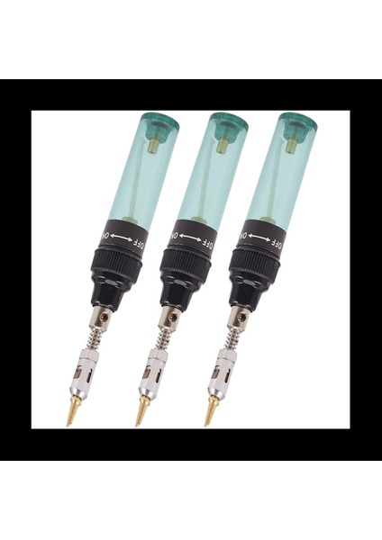 3x Kablosuz Lehimleme Demir MT-100 Bütan Gaz Havalandırma Demir Kalem (Yeşil) (Yurt Dışından)