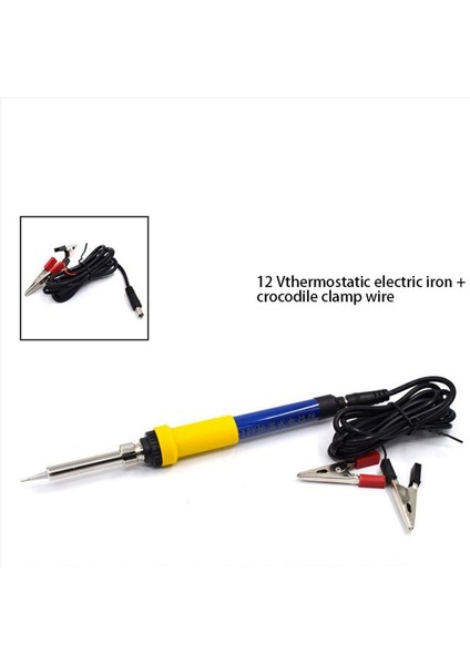 3x Dc 12V Taşınabilir Lehimleme Demir Düşük Voltajlı Araç Pil 60W Aligator Cılp ile Kaynak Yeniden Onarım Aletleri (Yurt Dışından) fırsatları