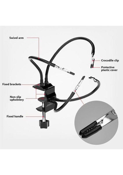 Evrensel Lehim Istasyonu Yardımcı Kelepçeler Lehekleme Demir Tutucu Lehim Lehim Onarım Aletleri (Yurt Dışından) fırsatları