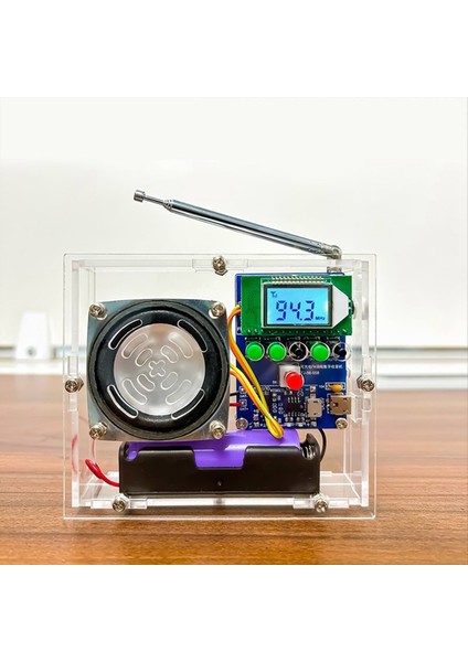 Fm Radyo Alıcı Kaynak Kiti LCD Ekran Kendi Kendine Montaj ve Lehimleme Uygulaması Için Dıy C-Kit (Yurt Dışından) indirimleri