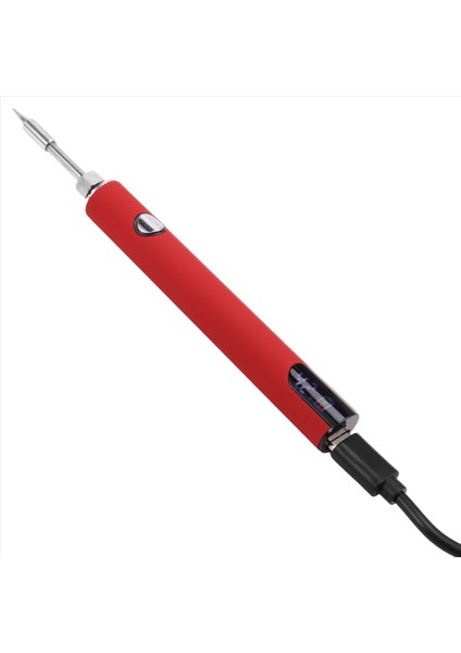 510 Iplik Mini Lehimleme Demir Kiti 3 Şaraplı Ayarlanabilir Voltaj Lehekleme Demir Ipucu 650MAH USB Şarj Edilebilir Pil Kırmızı (Yurt Dışından) modelleri