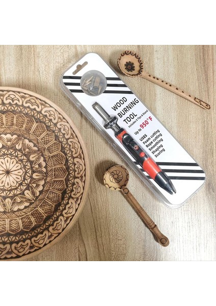 Ahşap Kiti Profesyonel Ahşap Taraflı Kalem Aracı Kabartma/oyma/pirografi Için Ahşap Brülör Ab Fişi (Yurt Dışından) indirimleri